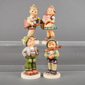 4 Goebel Hummel Exclusive Figurines incl. Valentine Gift