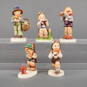 5 Goebel Hummel Figurines incl. Easter Greetings