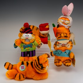 5pc Dakin & Company Garfield Plush Toys