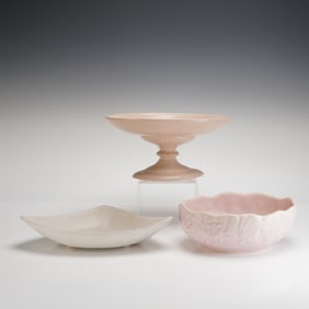 Three American Mid-Century Pottery including Hyalyn and Floraline