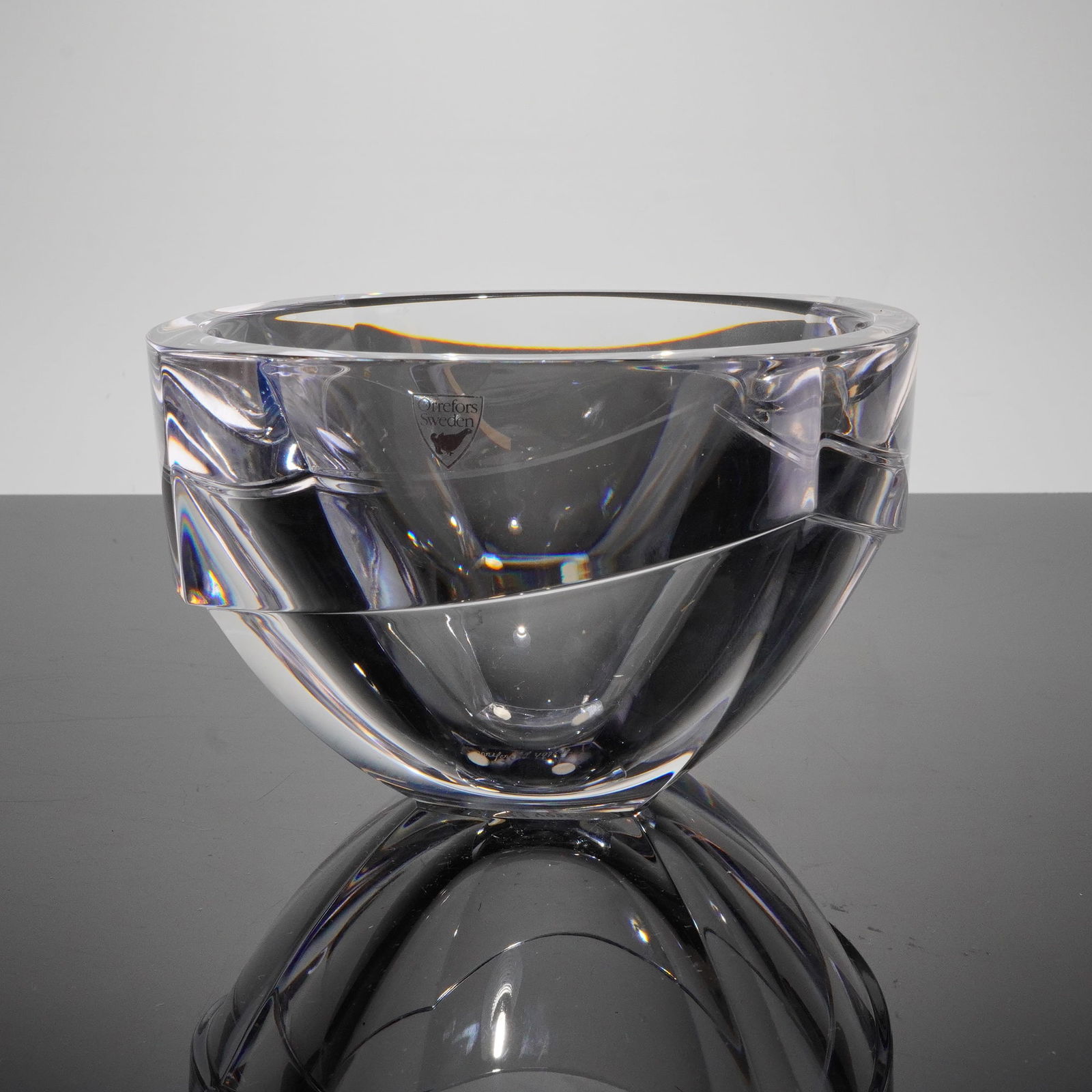 Orrefors Simon Gate Thousand Windows Crystal Bowl (1 of 6)