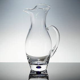 Orrefors Intermezzo Blue Crystal Pitcher (1 of 5)
