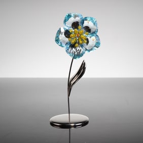 Swarovski Crystal Figurine, Daeni Light Azure