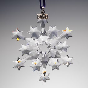 Swarovski Crystal 2004 Annual Christmas Ornament