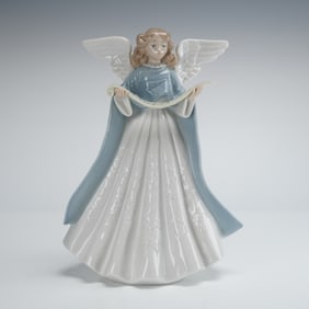 Lladro Angel Navidad Cantante Tree Topper Figurine 5719