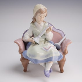 Lladro Porcelain Figurine, Preparing for the Sabbath 1006183