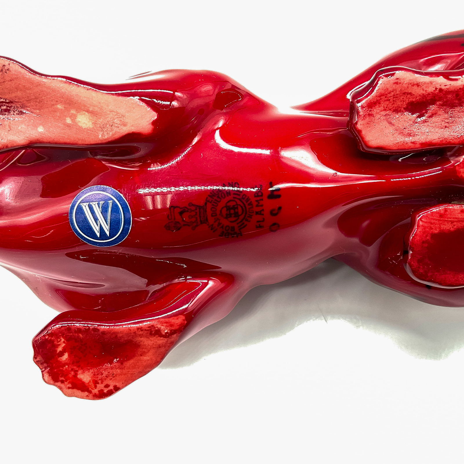 Royal Doulton Flambe Figurine, Crouching Tiger HN225 - 4