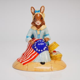 Royal Doulton Bunnykins Betsy Ross Figurine, DB 313