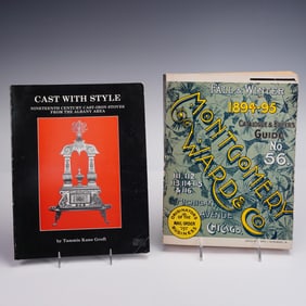 2 Antique Stove & Catalog Reference Books