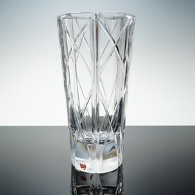 Orrefors by Gunnar Cyren Crystal Vase