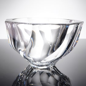Orrefors Residence Swirl Crystal Bowl