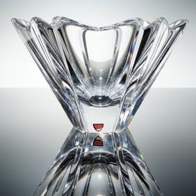 Orrefors Swedish Crystal Orion Bowl by Lars Hellsten