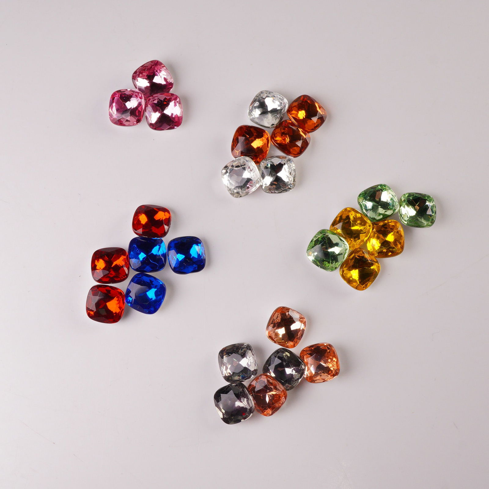 27pc Joan Rivers Faceted Multicolor Cushion Cut Stones (1 of 8)