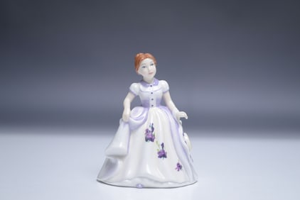 Royal Doulton Figurine, February, Birthstone Pretty Ladies