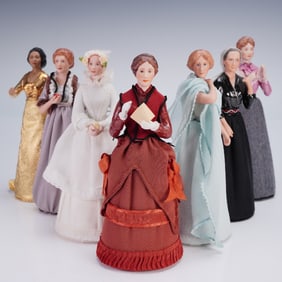 7pc American Women of Arts & Letters Dolls, USHS