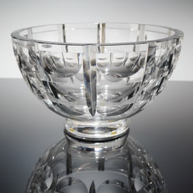 Orrefors by Simon Gate Thousand Windows Crystal Centerpiece Bowl