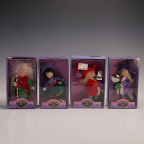 4pc Kurt S. Adler Little Souls Christmas Ornaments