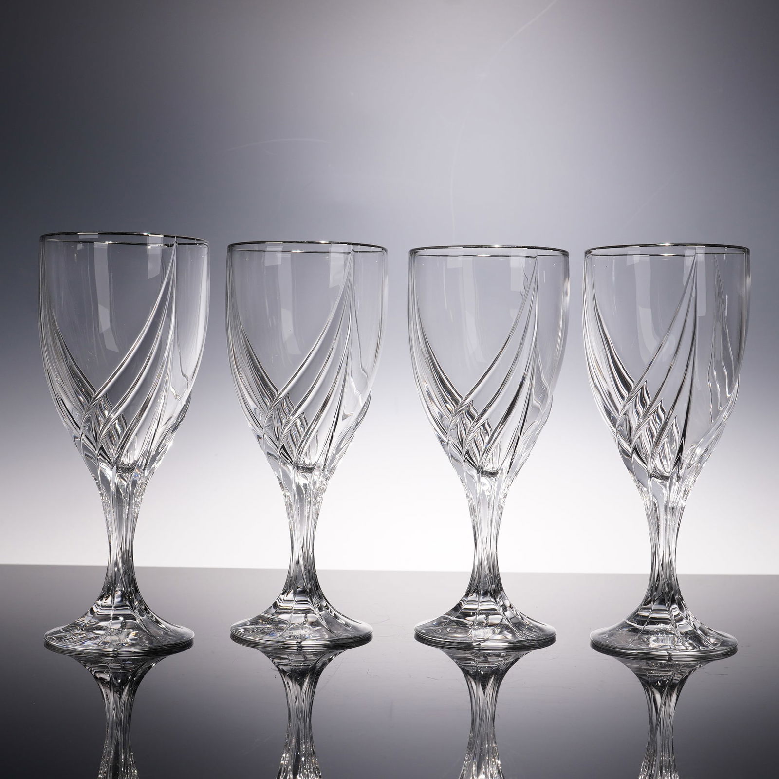 4pc Lenox Iced Tea Glasses, Debut Platinum (1 of 6)