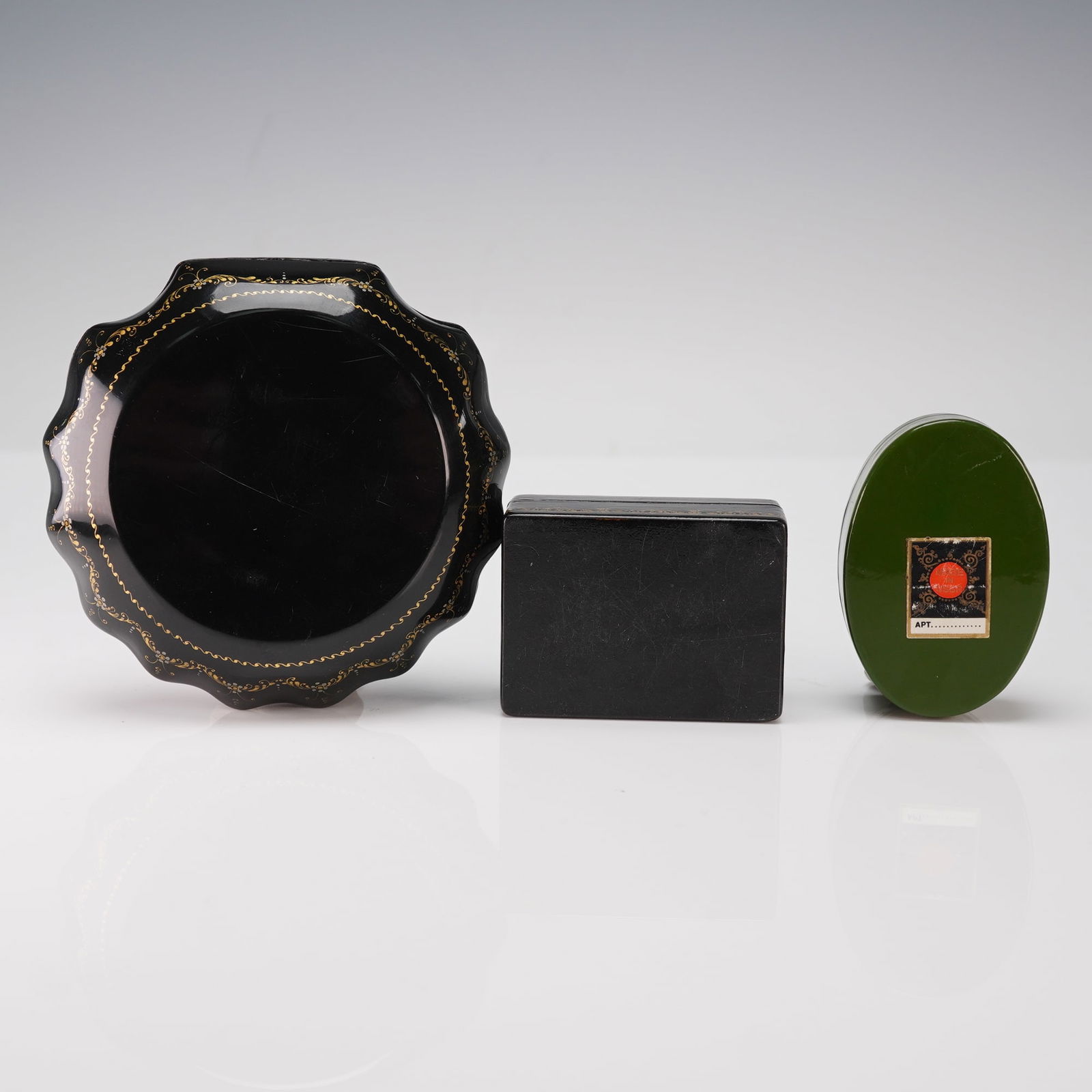 Three Palekh Russian Lacquer Boxes - 5