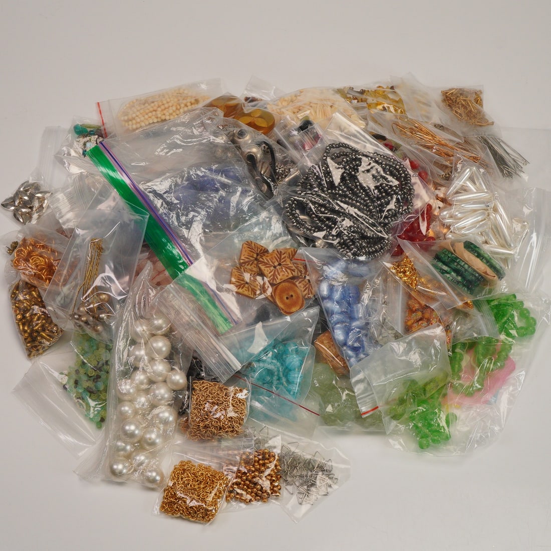 Lot of Assorted Beads and Jewelry Components (1 of 4)