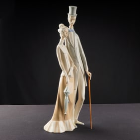 Lladro Porcelain Sculpture Old Folks 01001033