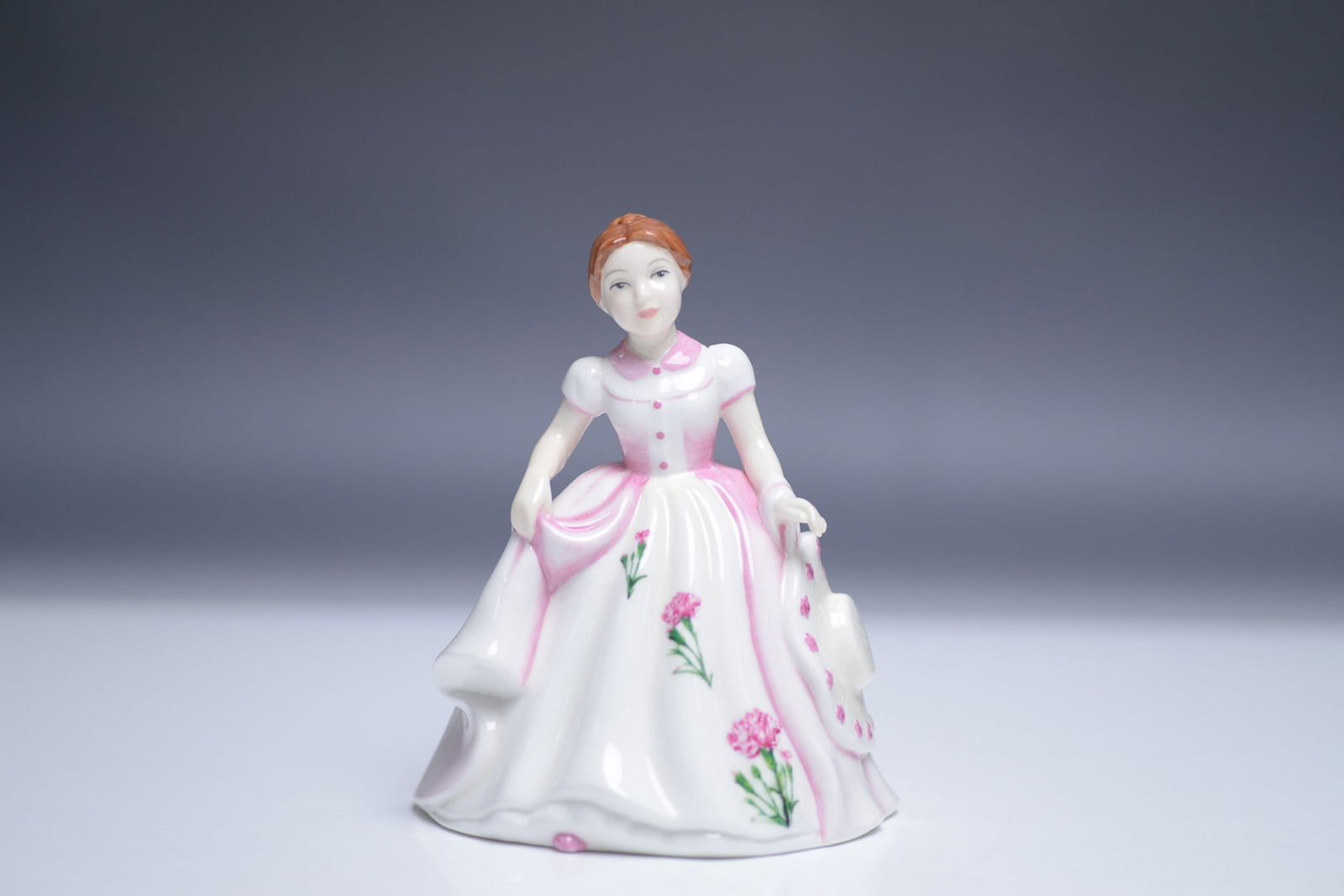 Royal Doulton Pretty Ladies January HN 4875 Flower of Month (1 of 5)