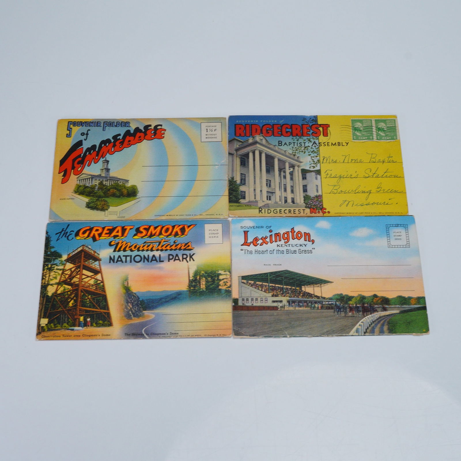 4pc Vintage Travel Souvenir Folders (1 of 2)