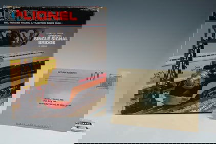 Lionel O/O27 Gauge Operating Single Signal Bridge, 6-12894