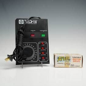 2pc Tech II Model 2500 Train Control and Atlas Turntable Motor Drive