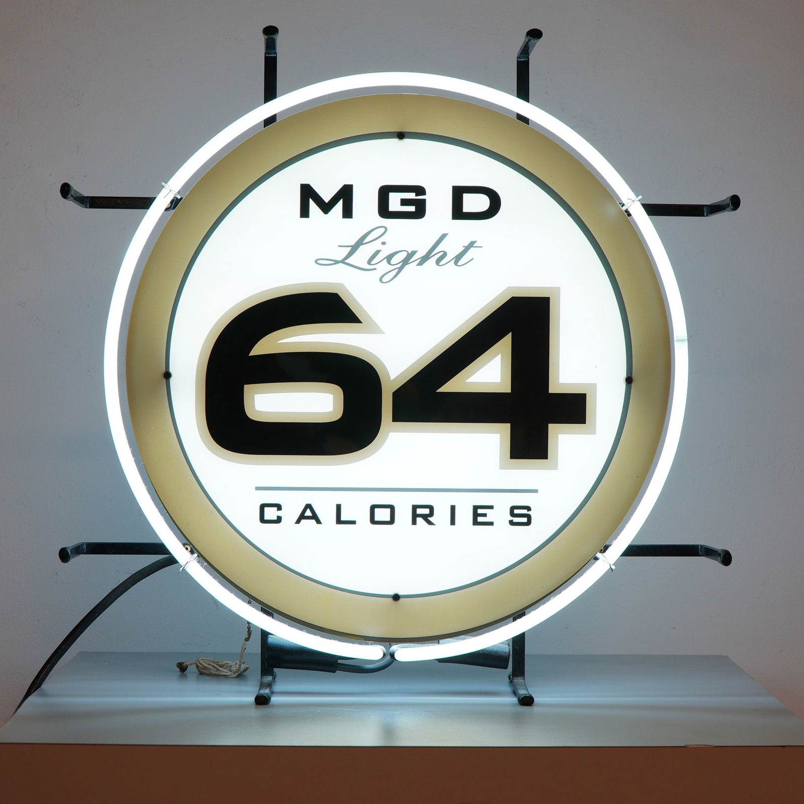 Original Miller MGD Light 64 Calories Neon Sign (1 of 5)