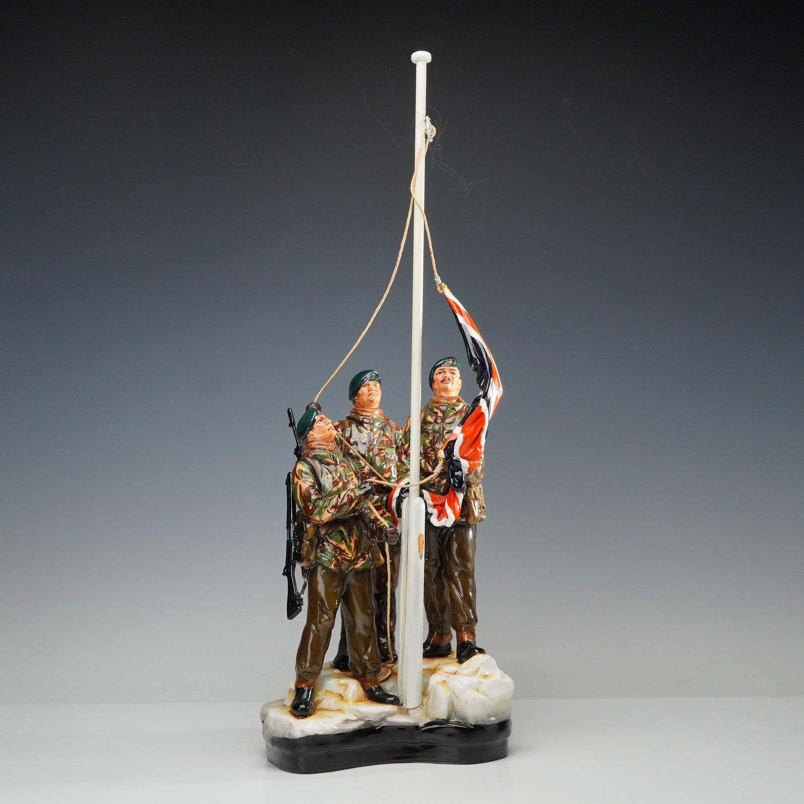 Michael Sutty Porcelain Falklands Victory Sculpture, The Royal Marines (1 of 5)