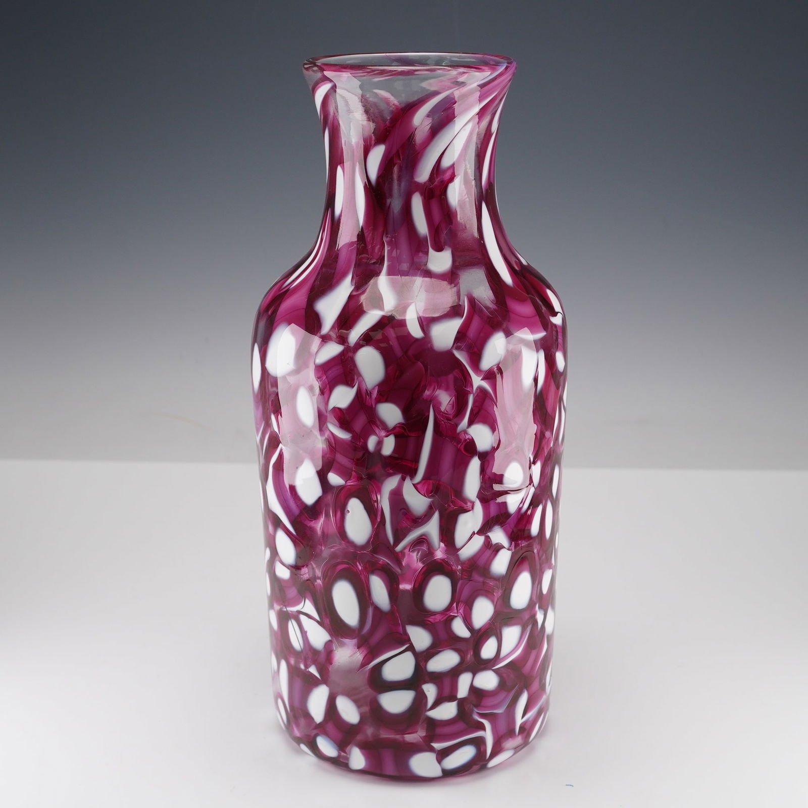 Contemporary Hand Blown Art Glass Vase, Signed Carl (1 of 5)