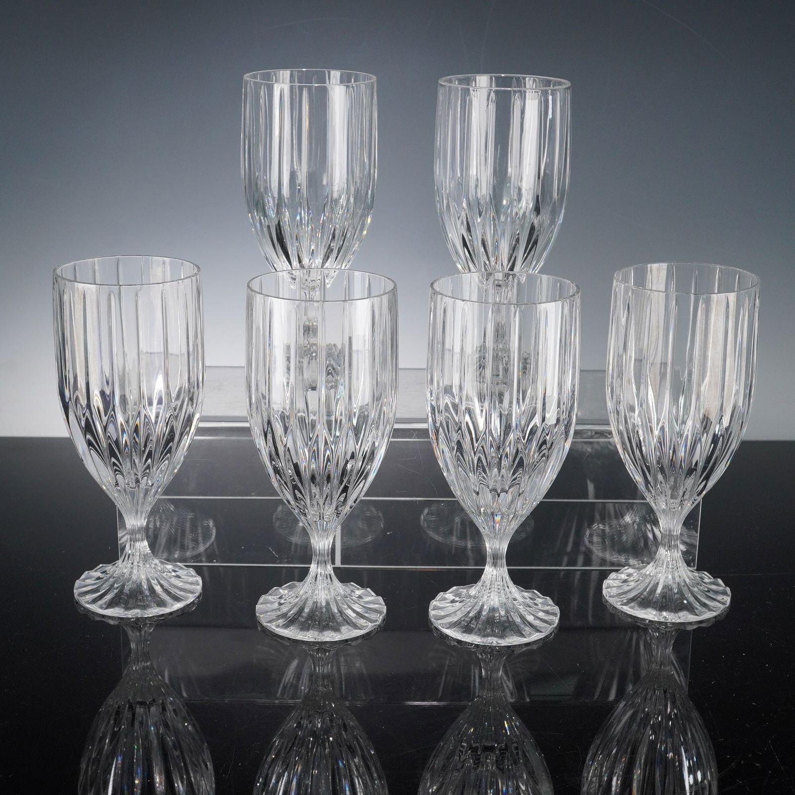6pc Mikasa Park Lane Crystal Water Glasses (1 of 3)