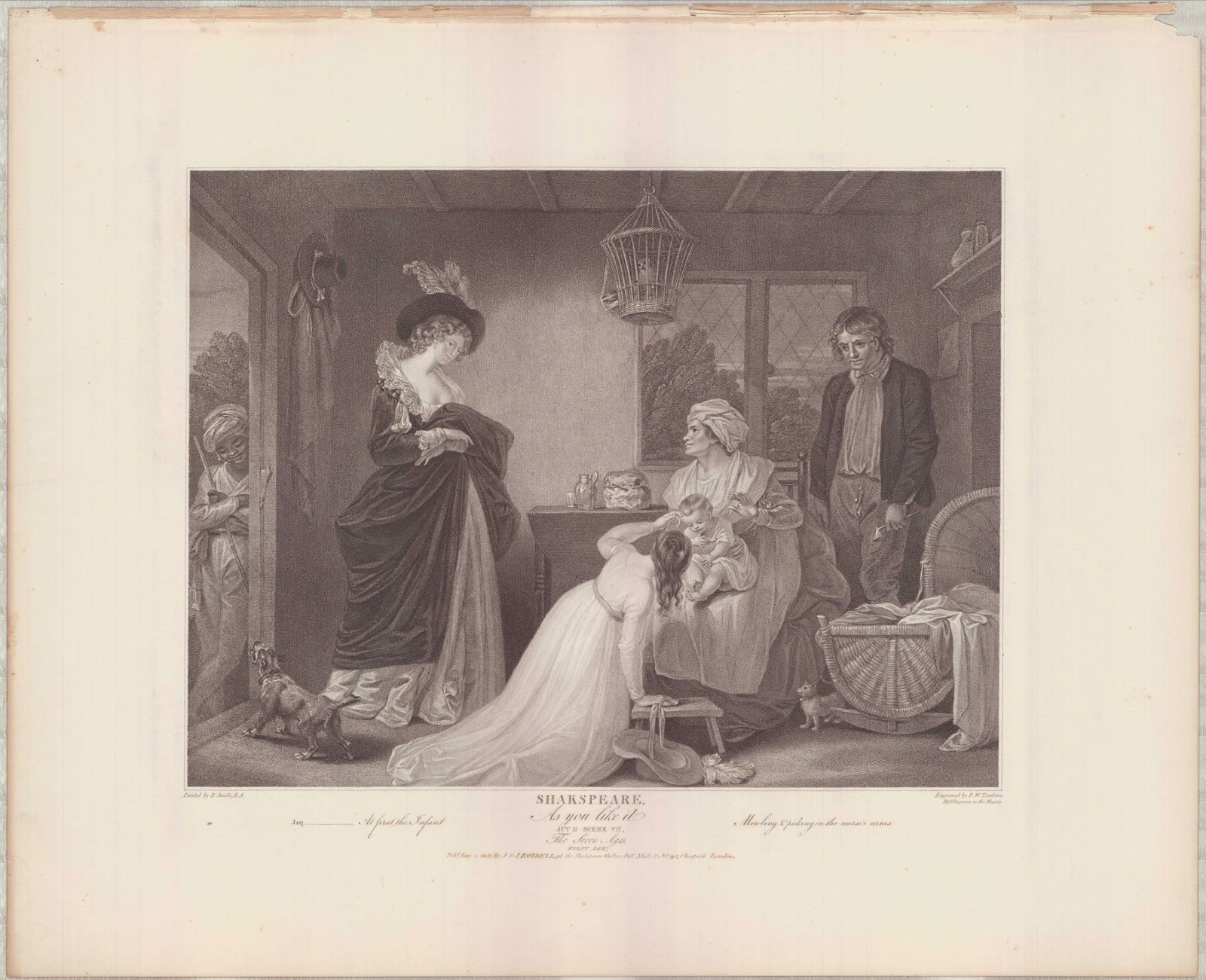 Robert Smirke Engraving As You Like It Boydell Gallery 1801 (1 of 1)