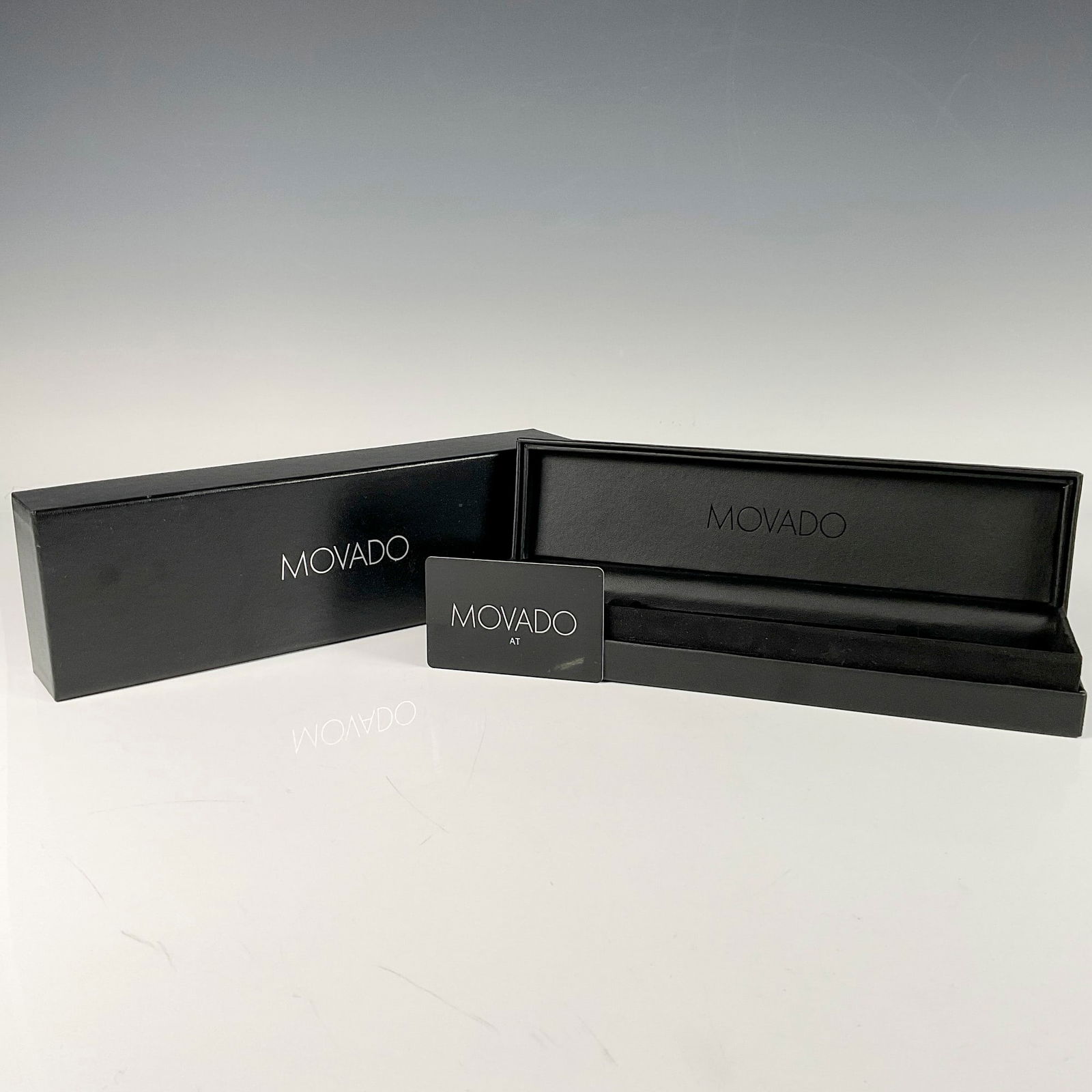 Original Movado Luxury Watch Black Box w/ Protective Case (1 of 6)