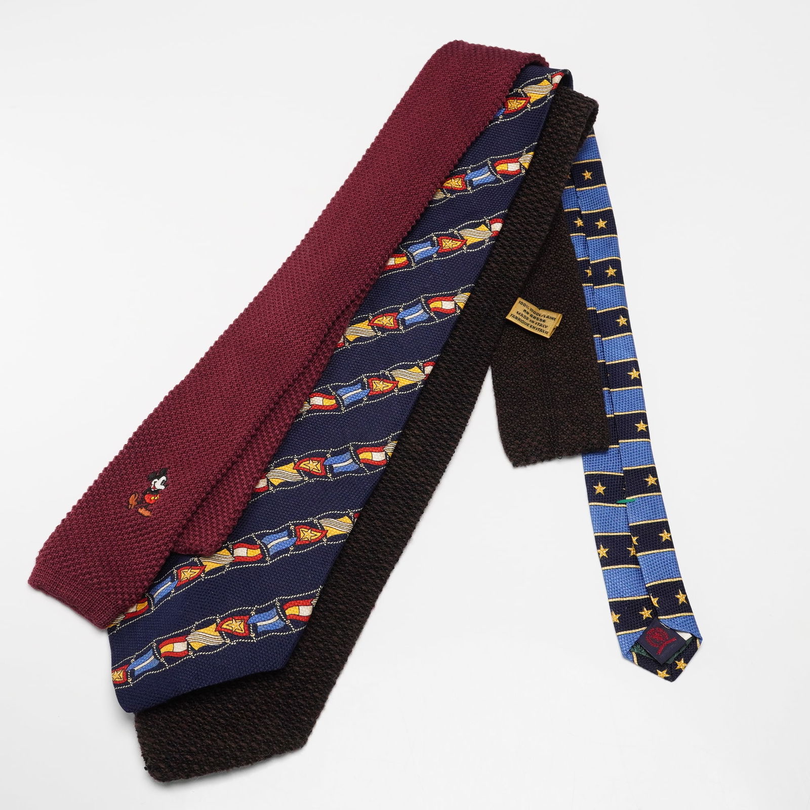 3pc Designer Necktie Set, Donna Karan, Mickey and Co, Tommy Hilfiger (1 of 3)