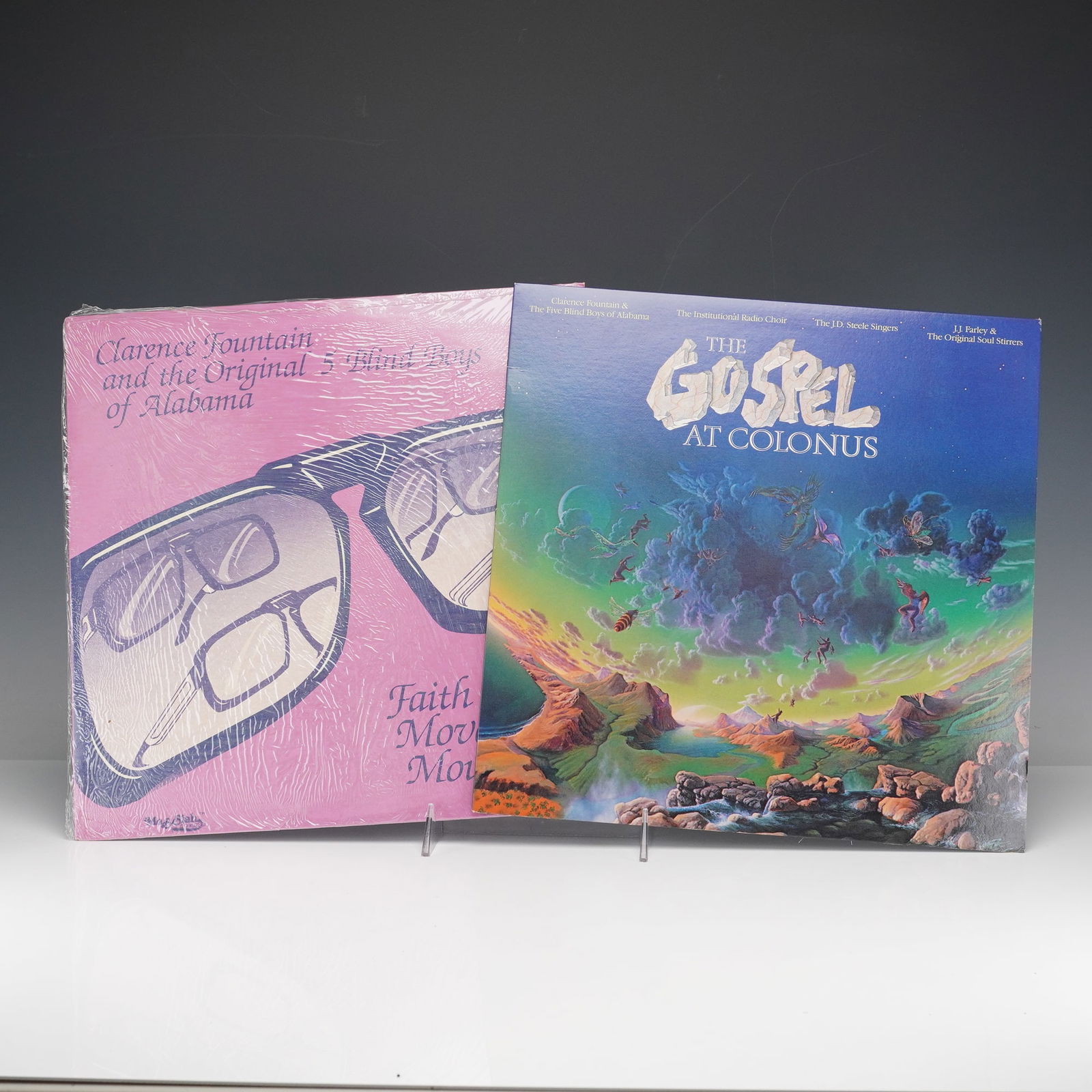 2pc Gospel Vinyl Records, Faith Moves Mountains & The Gospel at Colonus (1 of 3)