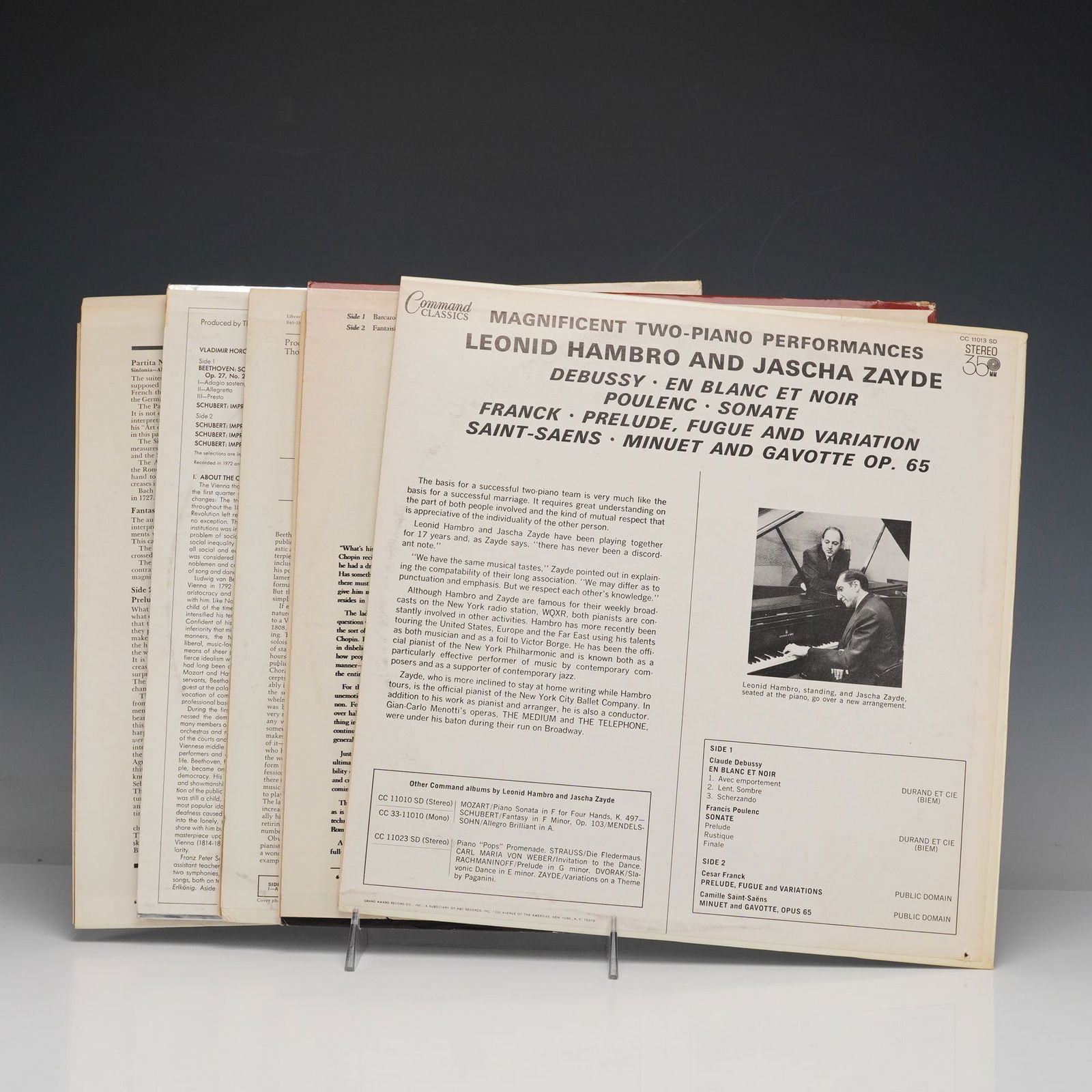 5pc Classical Piano Vinyl Records - 2