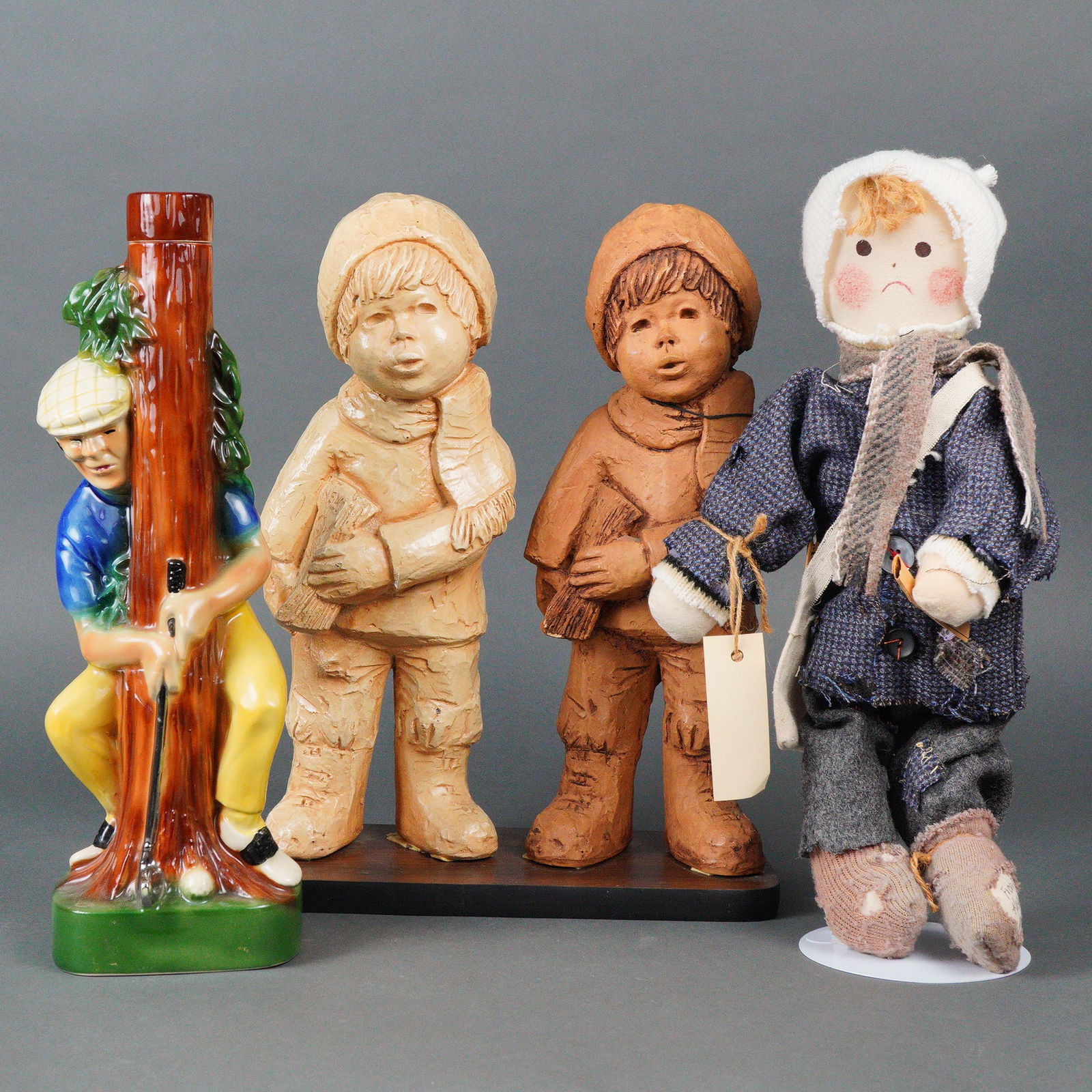 A Group of Decorative Objects, including a Pair of Lee Bortin Originals (1 of 6)