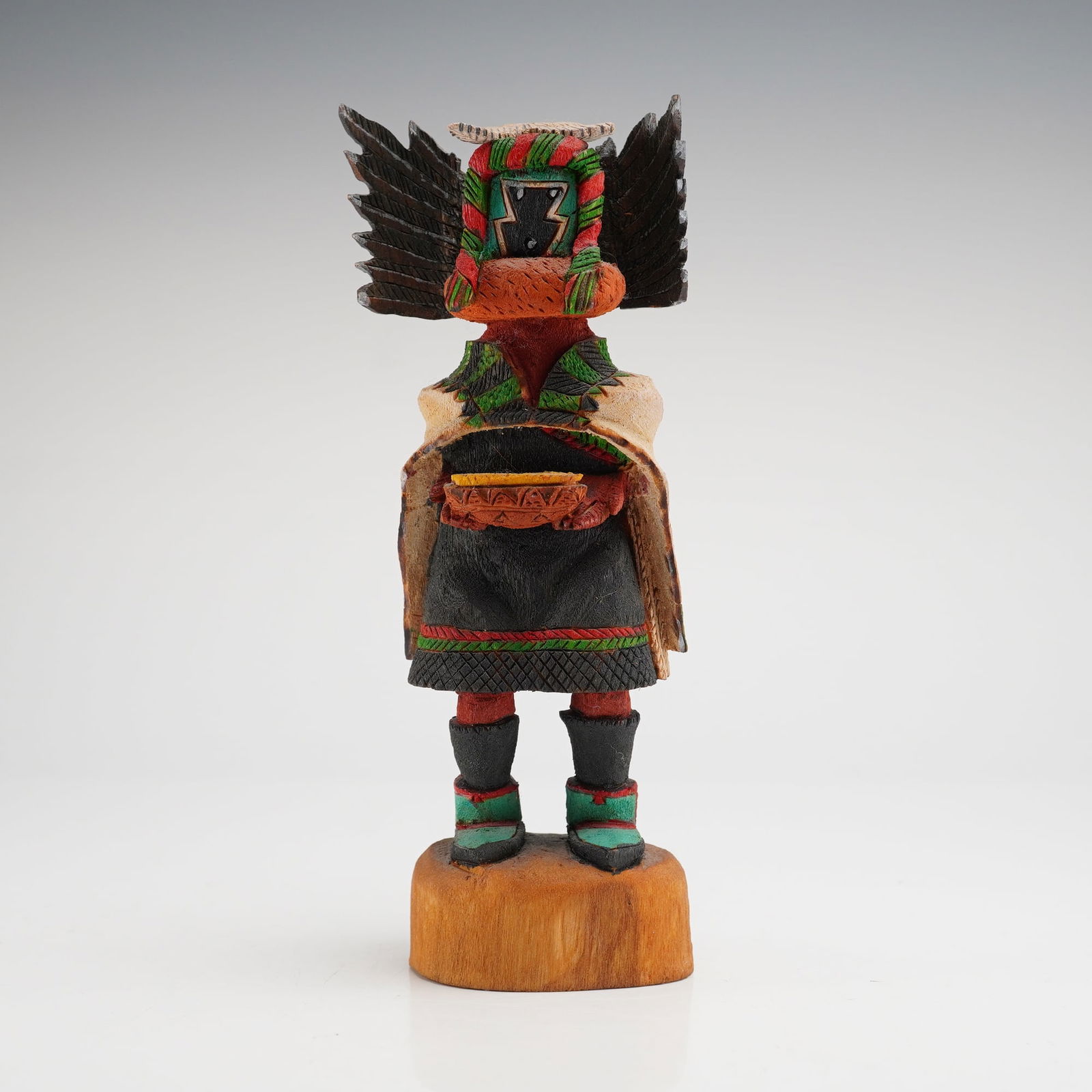 Hopi Kachina Doll Crow Mother Angwusnasomtaka Signed Joe Luchero (1 of 3)