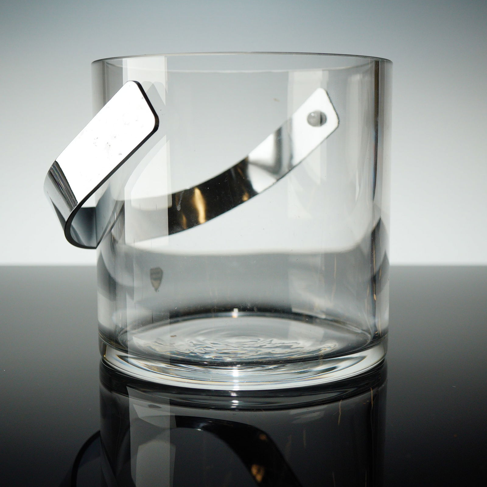 Orrefors Sweden Mid-Century Modern Crystal Ice Bucket (1 of 4)