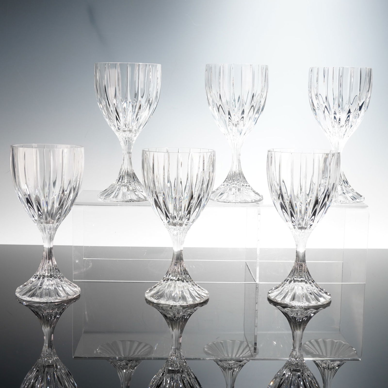 6pc Mikasa Crystal Wine Glasses, Park Lane (1 of 3)