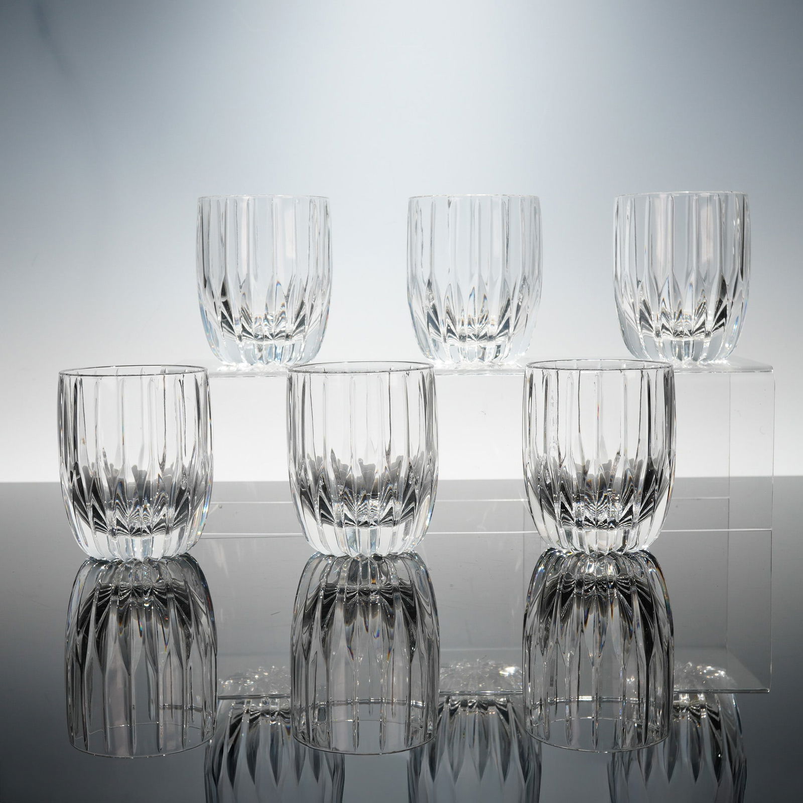 6pc Mikasa Park Lane Crystal Old Fashioned Tumblers (1 of 3)