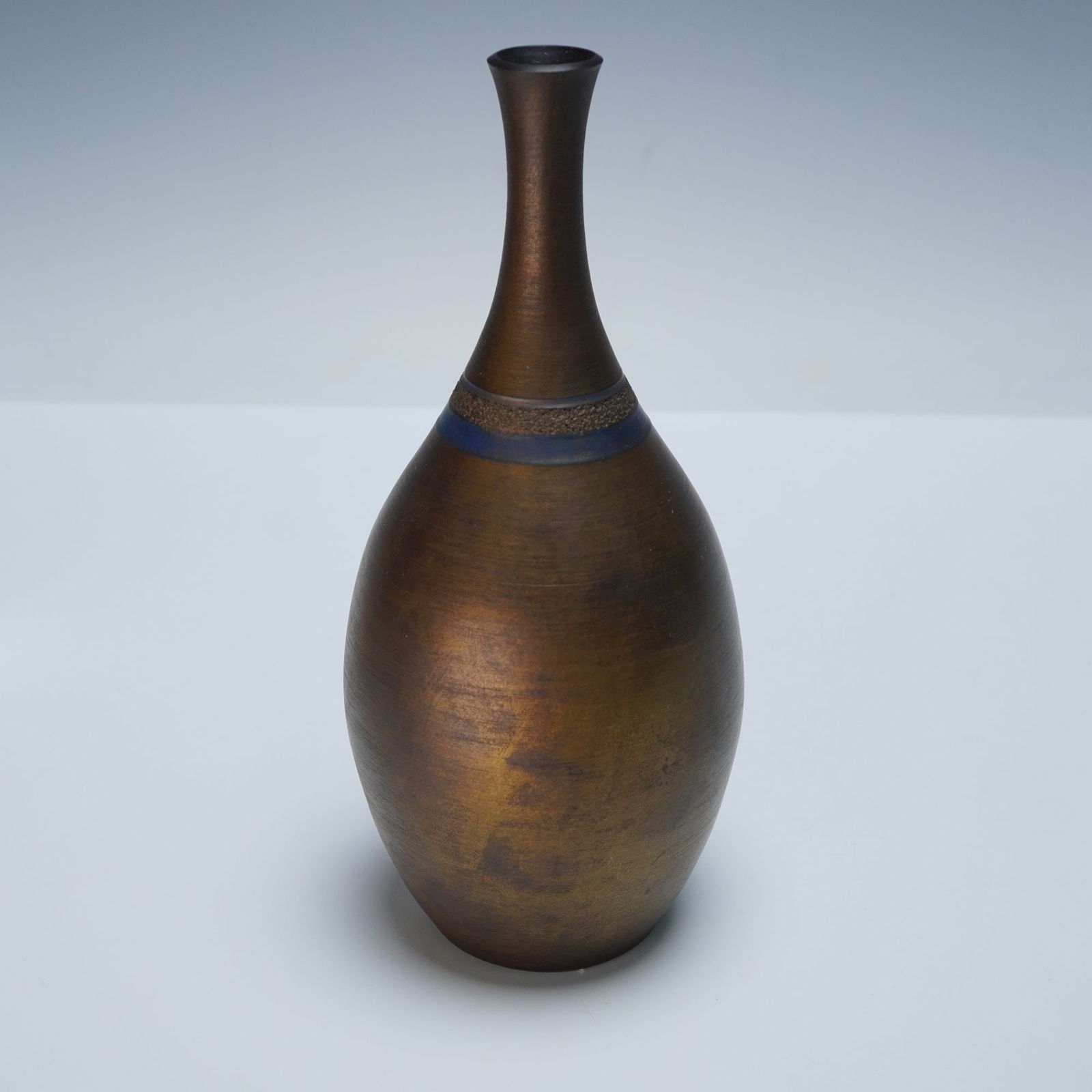 Wedgwood by Frank W. Brookes Ceramic Basalt Bottle Vase (1 of 3)