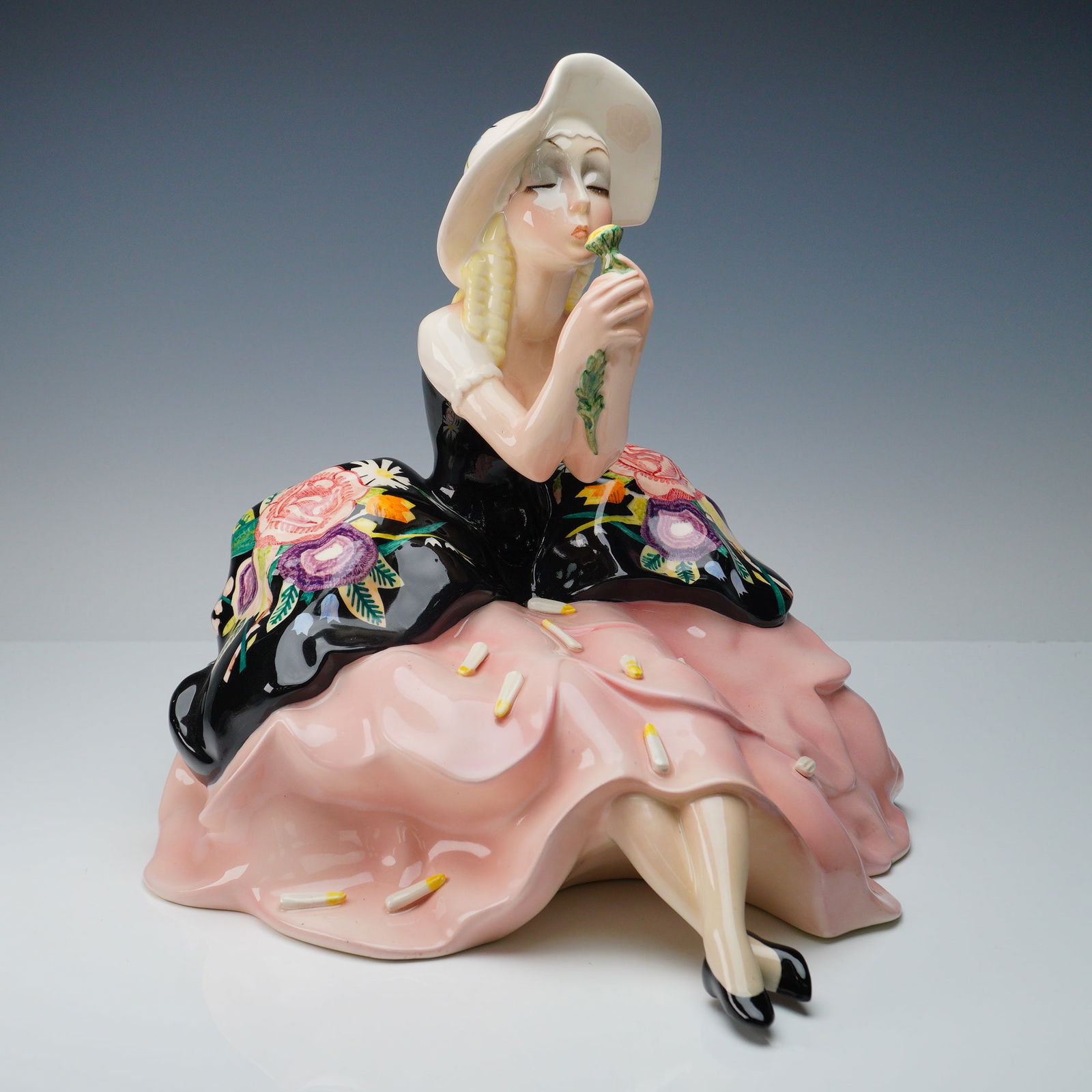 Sandro Vacchetti for Essevi Ceramic Sculpture, M'ama! Non m'ama! M'ama! (1 of 9)