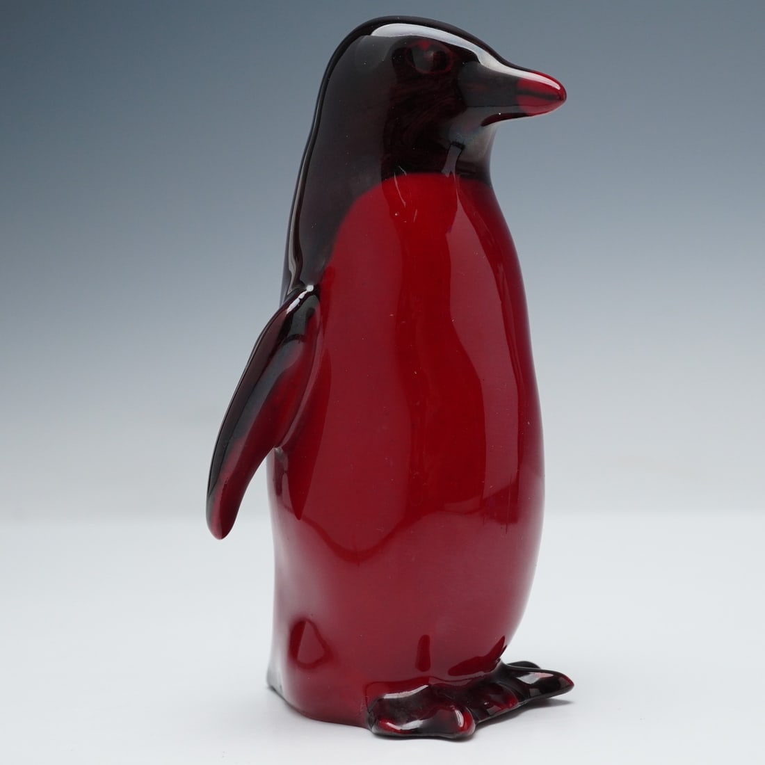 Royal Doulton Red Flambe Figurine, Penguin HN 134 (1 of 7)