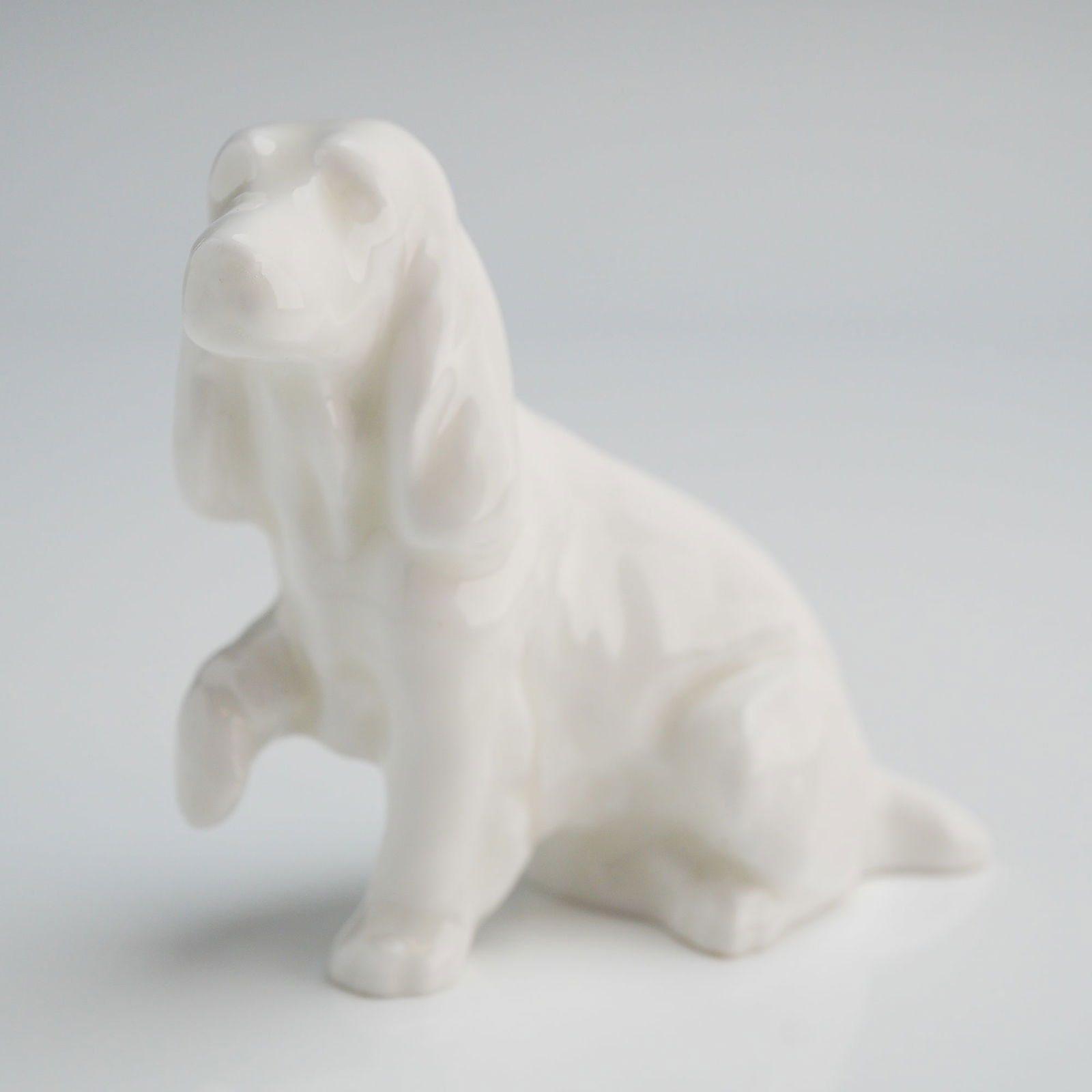 Royal Doulton Bone China Cockder Spaniel Dog K9A in Rare White Colourway (1 of 4)