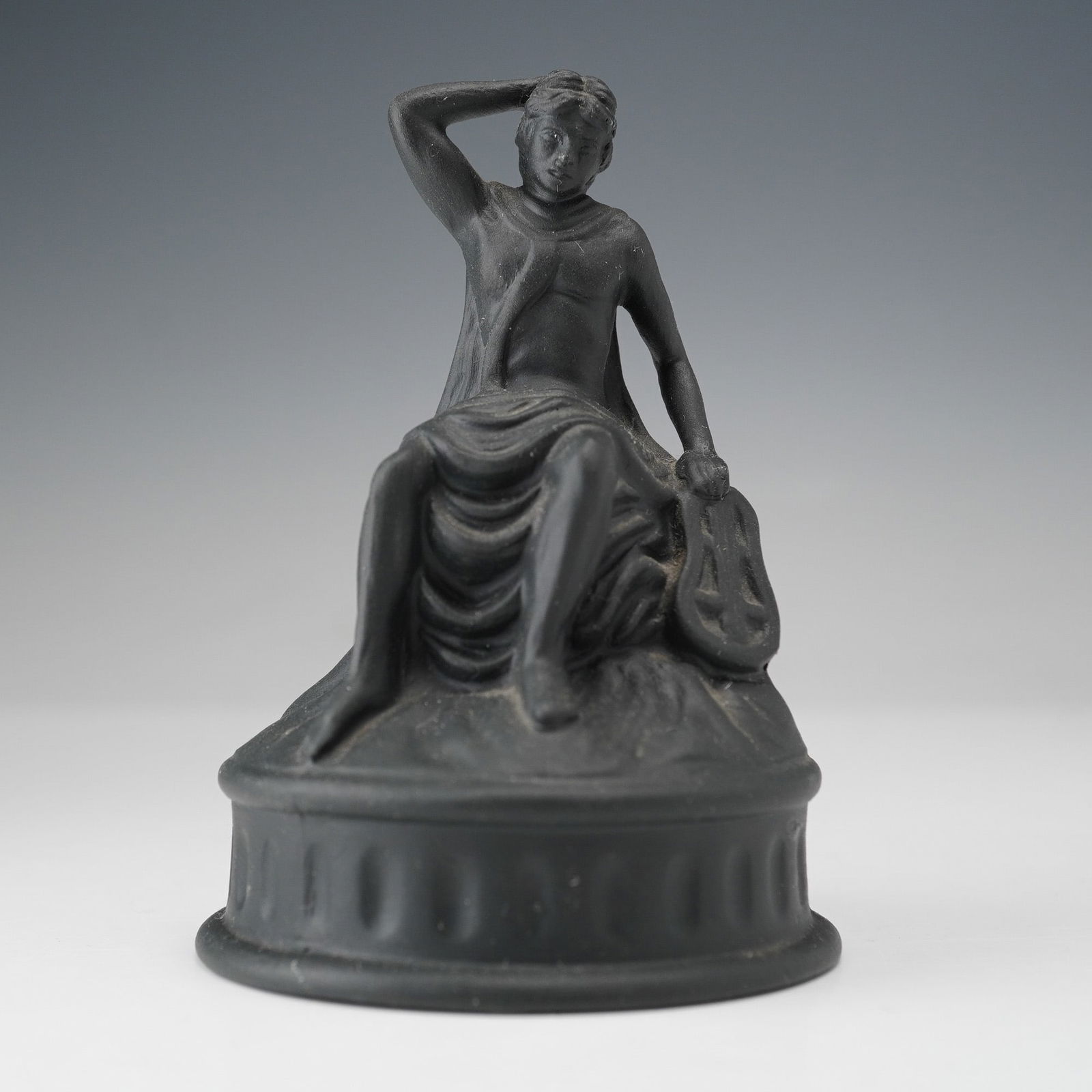 Wedgwood Black Basalt Apollo Figurine (1 of 3)