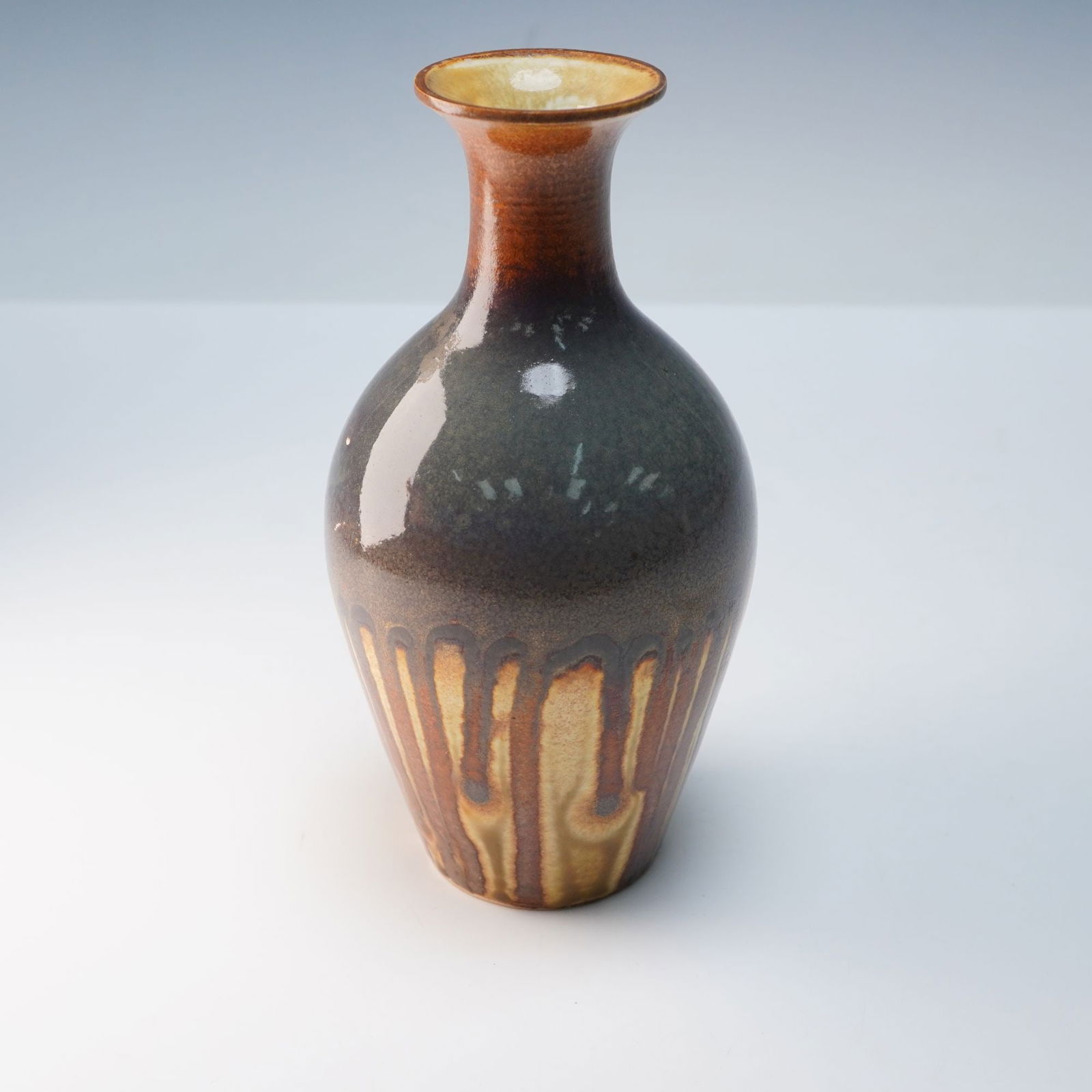 Wedgwood by Elwin James Ceramic Drip Glazed Vase (1 of 3)