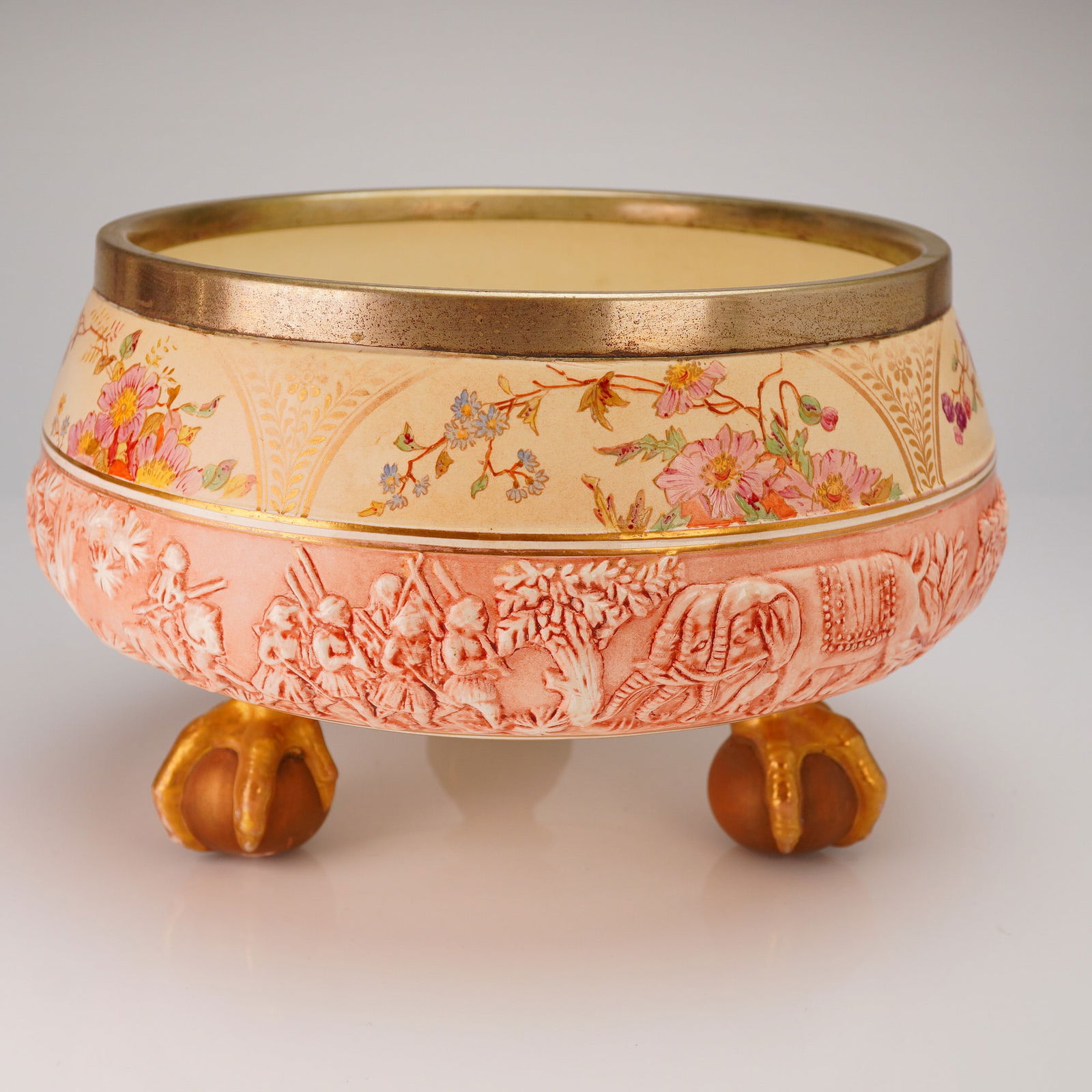 Wedgwood Ceramic Miliary and Floral Footed Bowl (1 of 5)